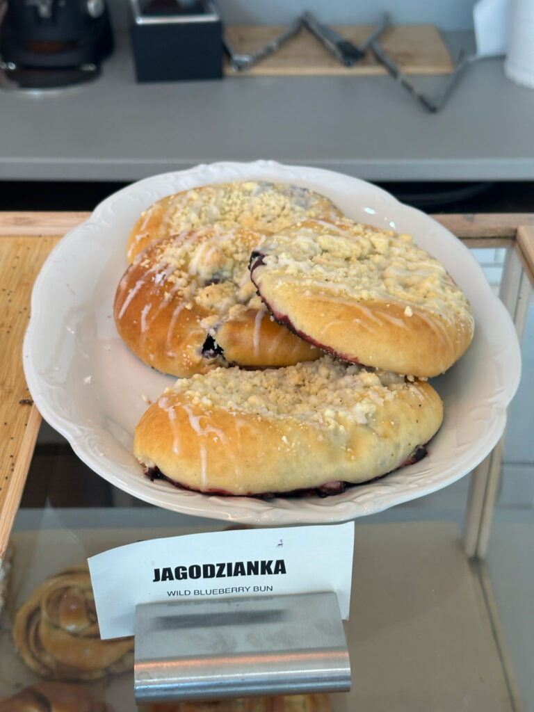 classic wild blueberry bun