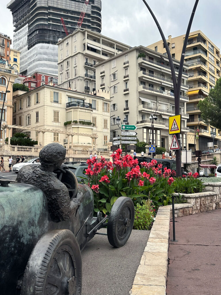 The bronze statue of William Grover-Williams