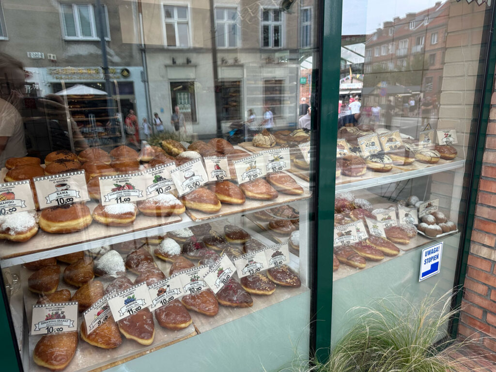 Traditional Polish Paczki in Gdansk