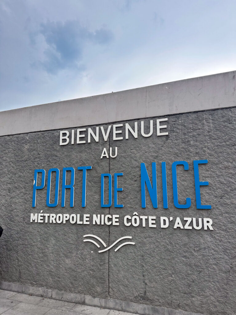 The entrance to the Port de Nice