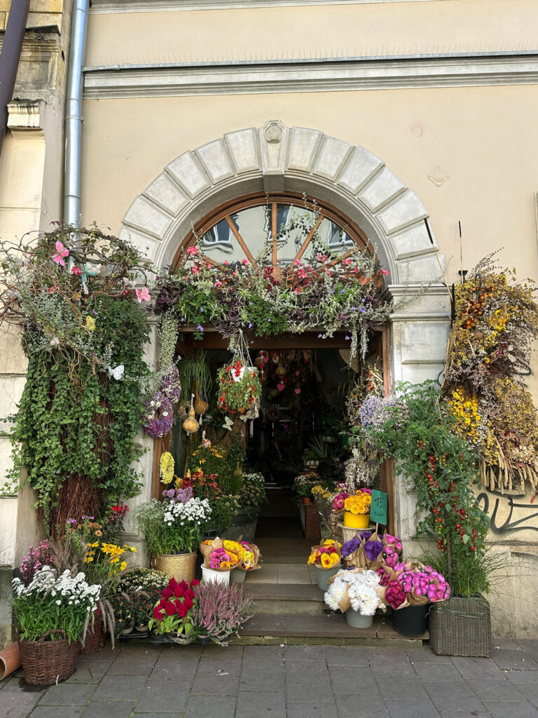 A flower shop