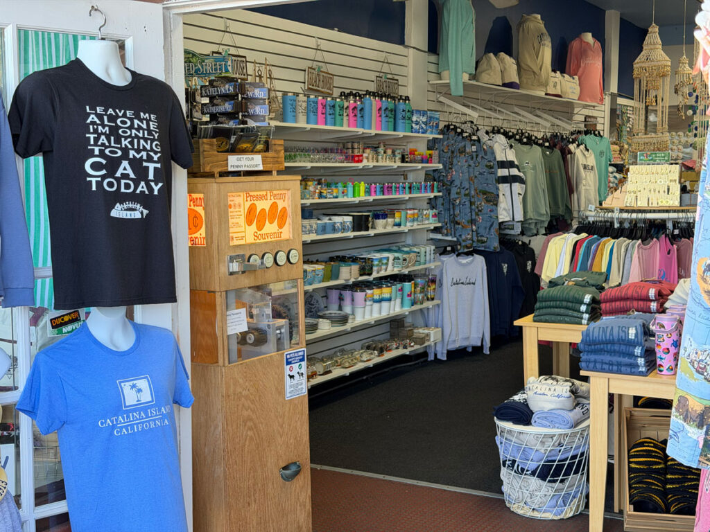 A gift shop just off Crescent Avenue