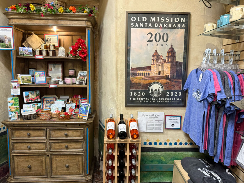 Mission's gift shop