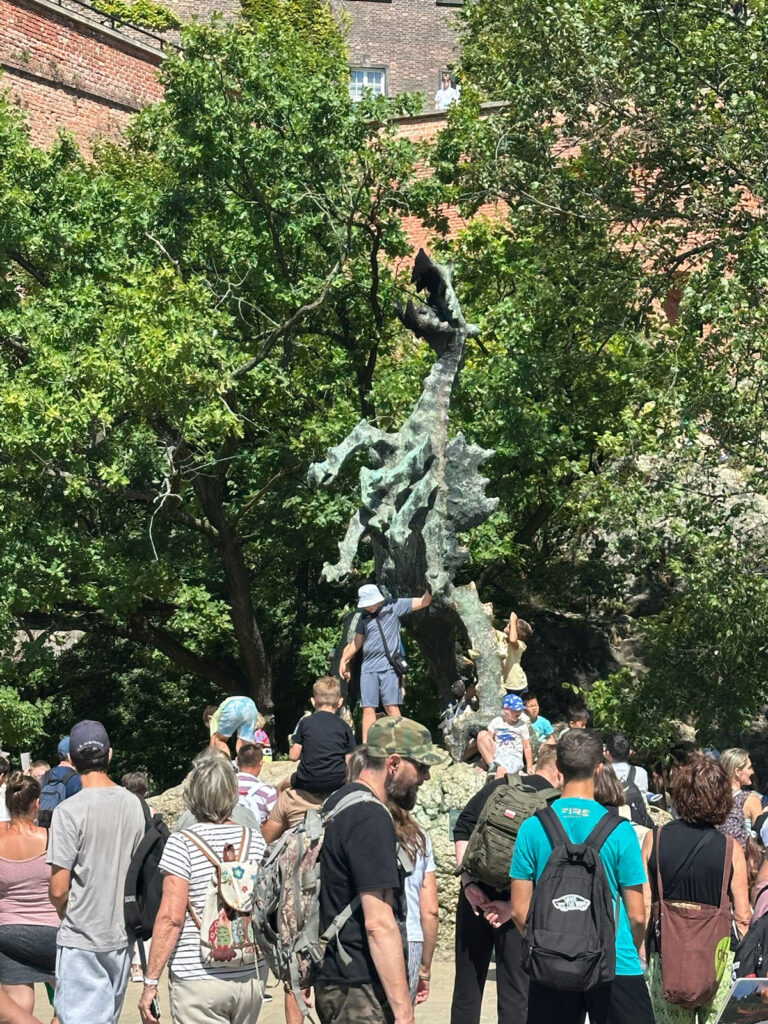 The Wawel Dragon statue