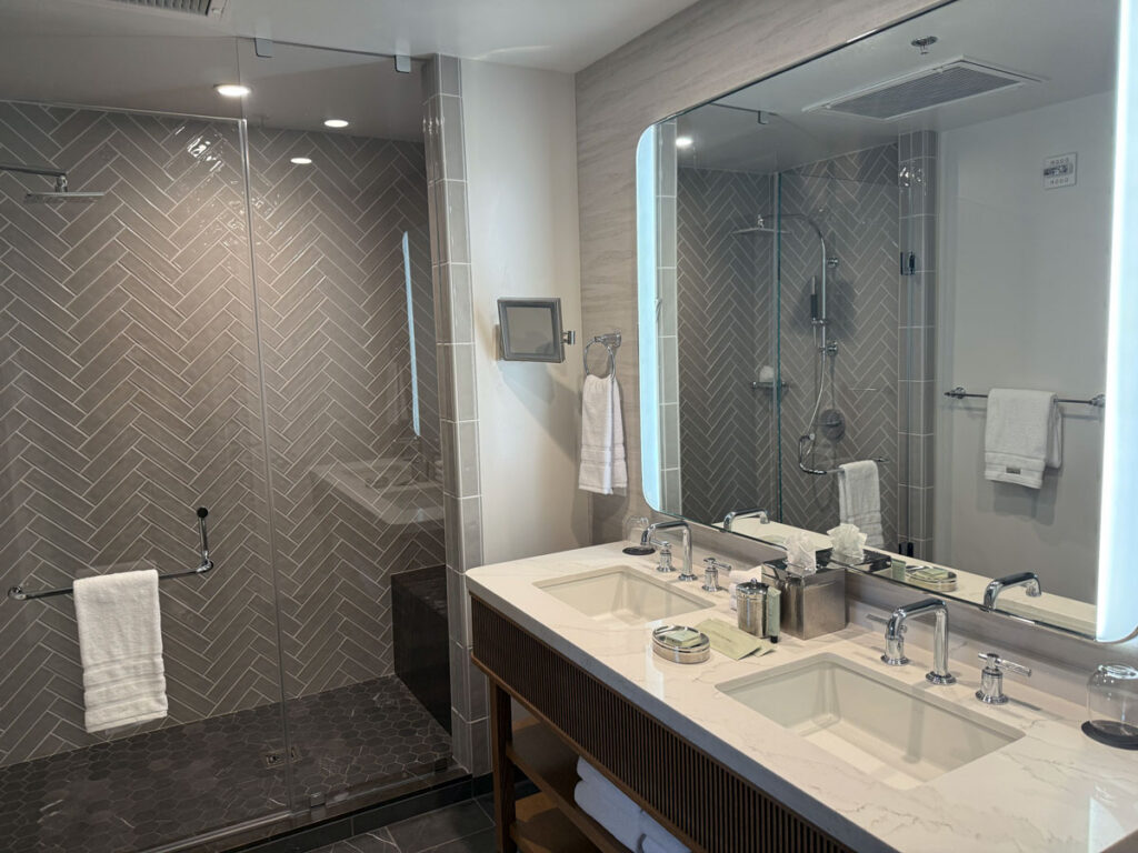 A renovated bathroom