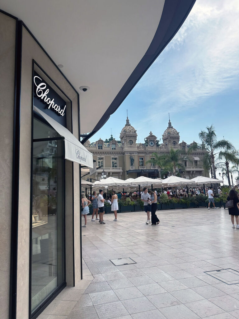 The Chopard boutique on Casino Square