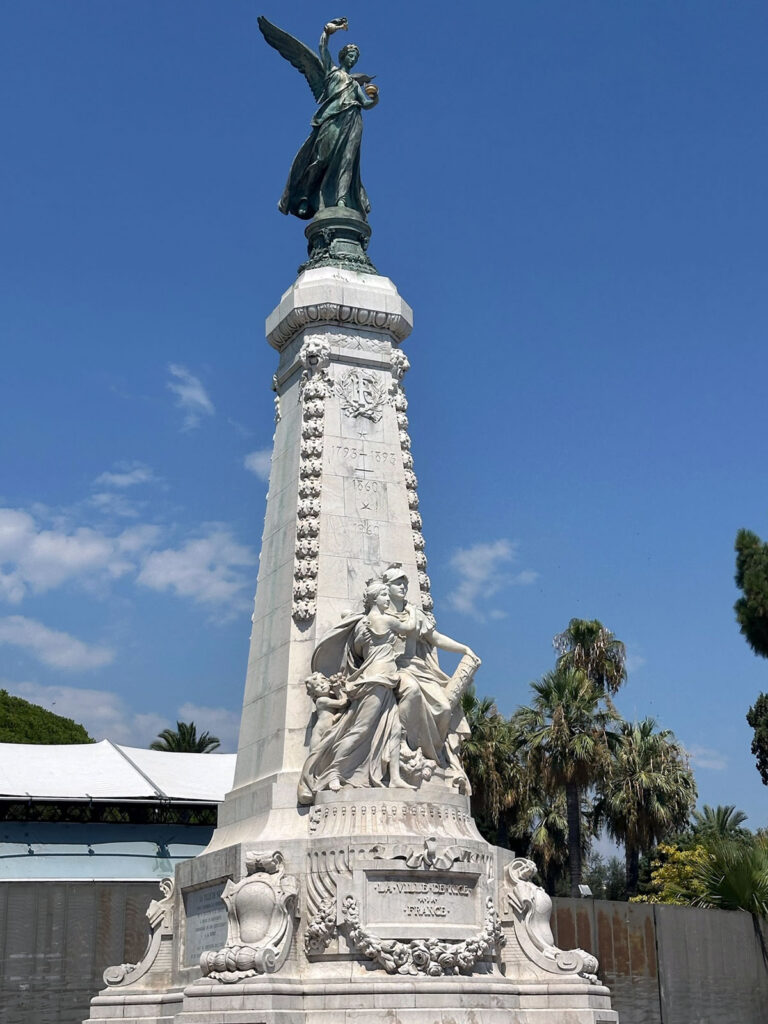 The Monument du Centenaire in Jardin Albert 1er