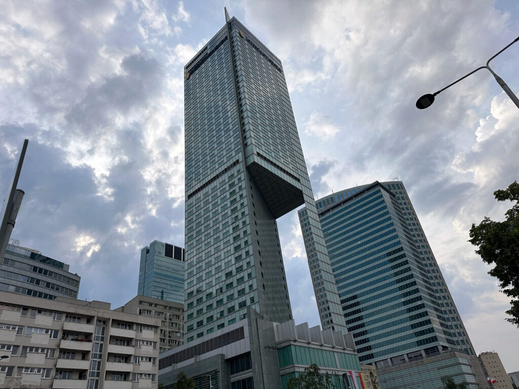 Modern glass towers