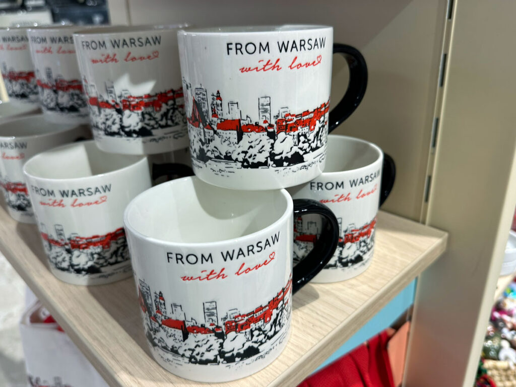 From Warsaw with love' mugs