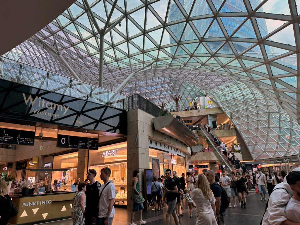 Inside Zlote Tarasy