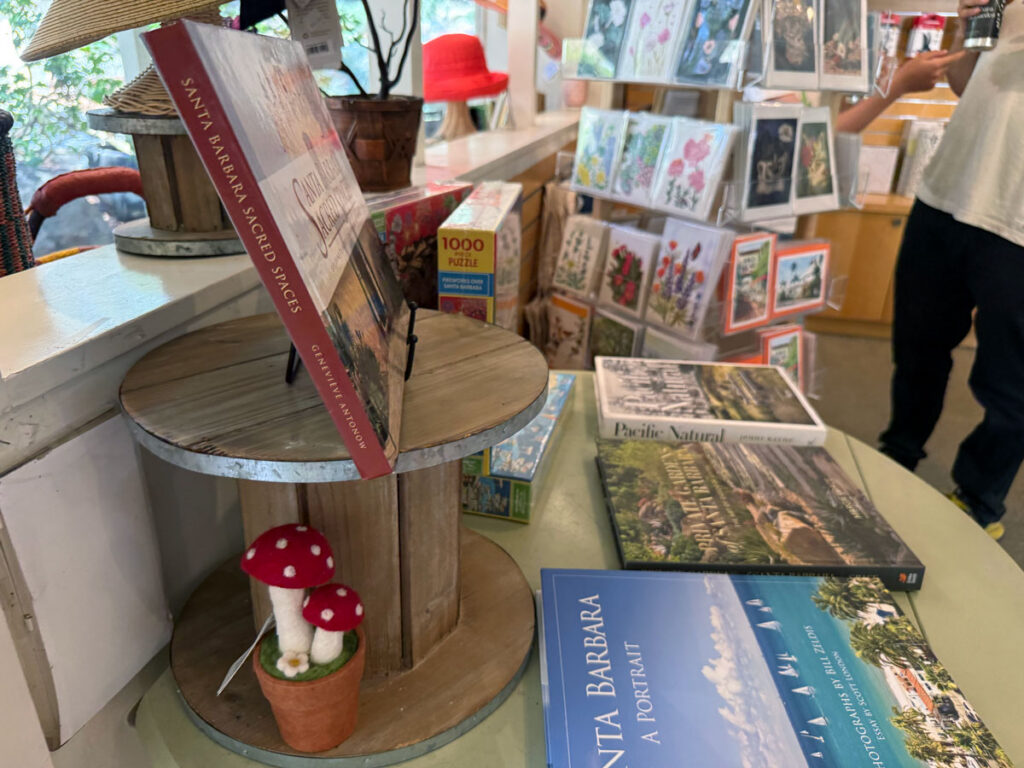 Local-interest books and botanical greeting cards