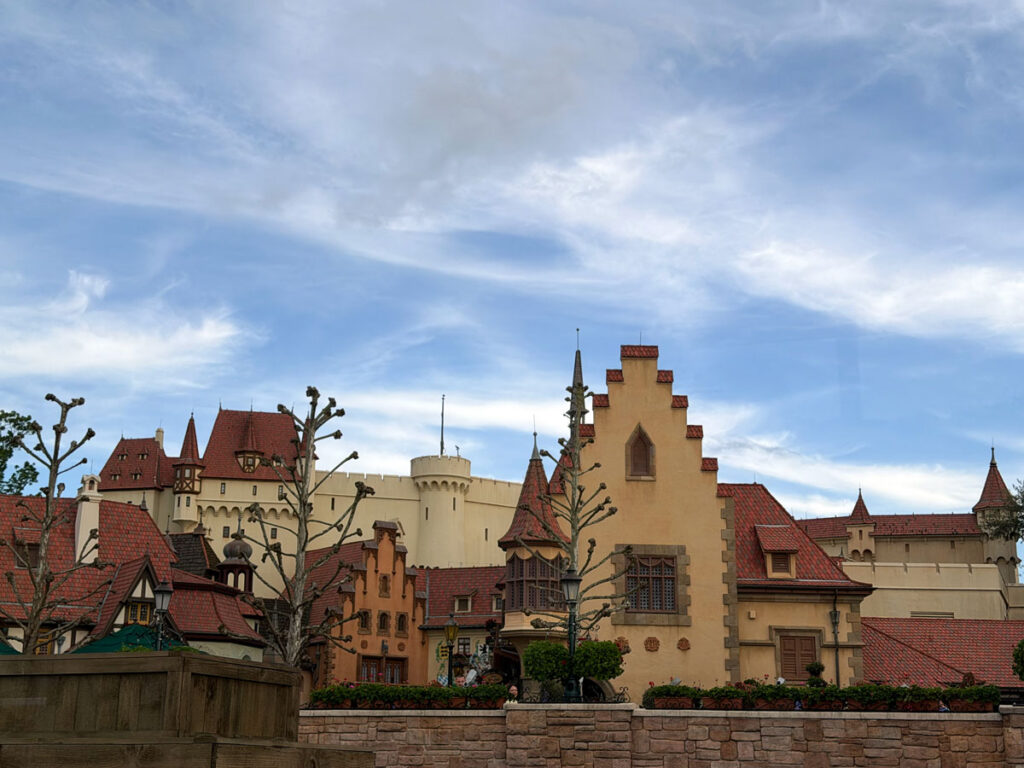 The Germany Pavilion's Bavarian castle-inspired architecture