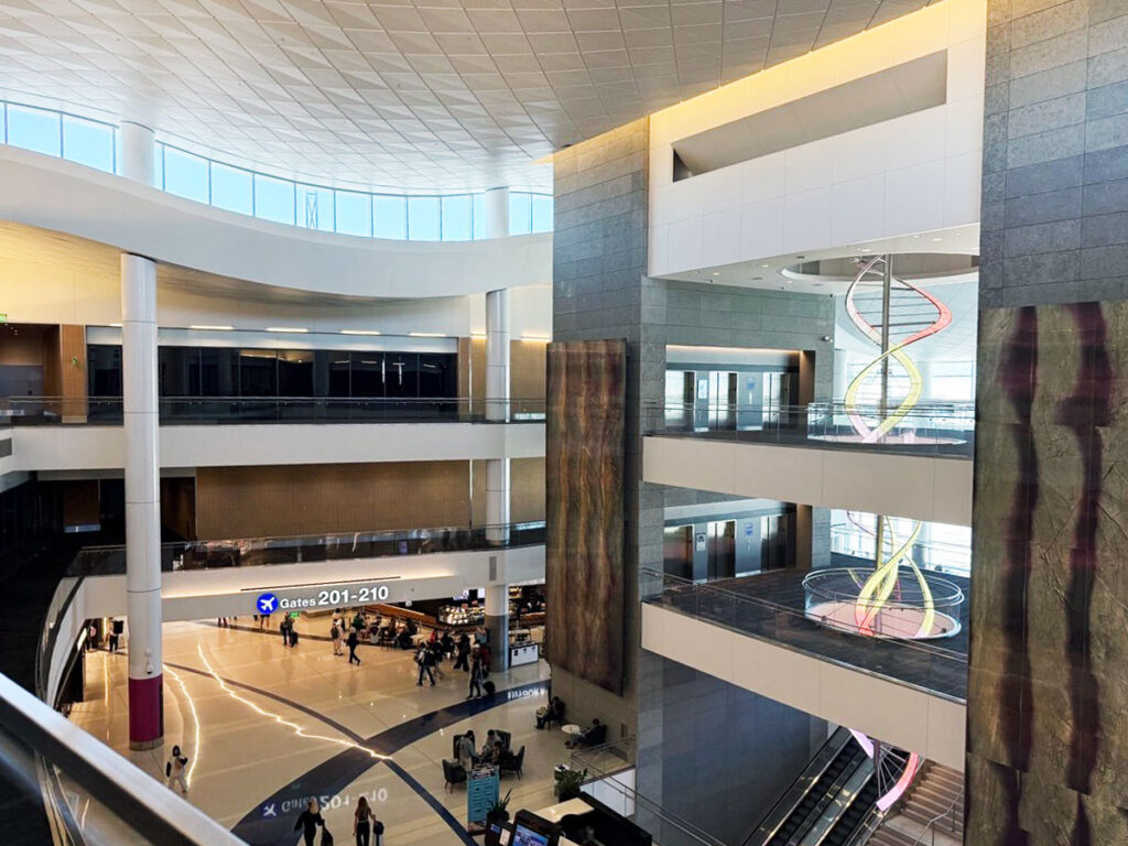 The Midfield Satellite Concourse at LAX's Tom Bradley International Terminal