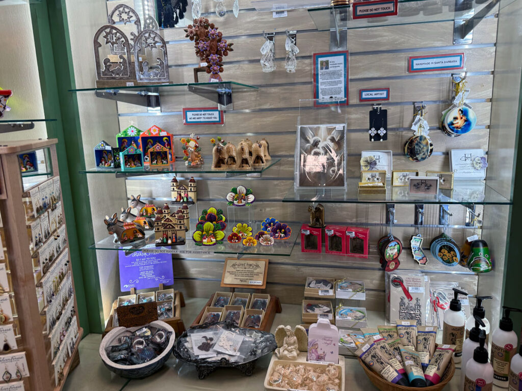 The Mission's gift shop