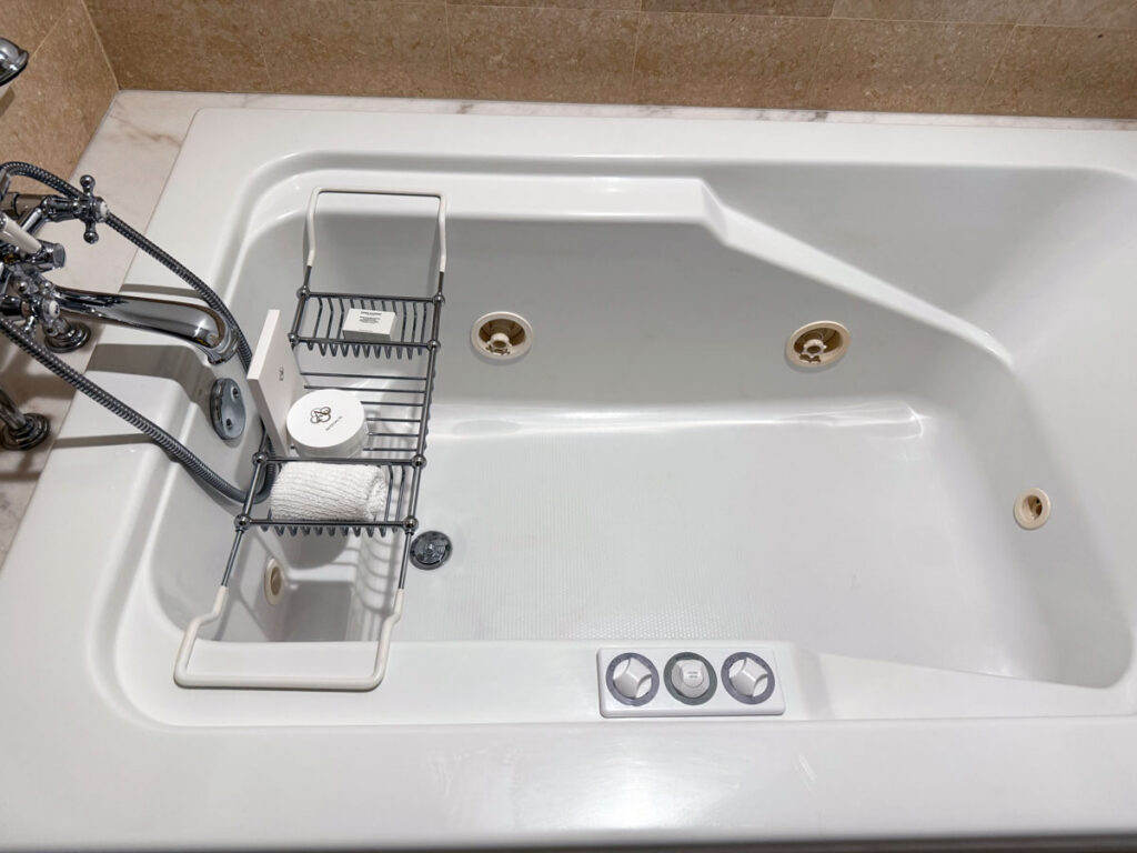 The jetted tub - Acqualina Resort & Residences