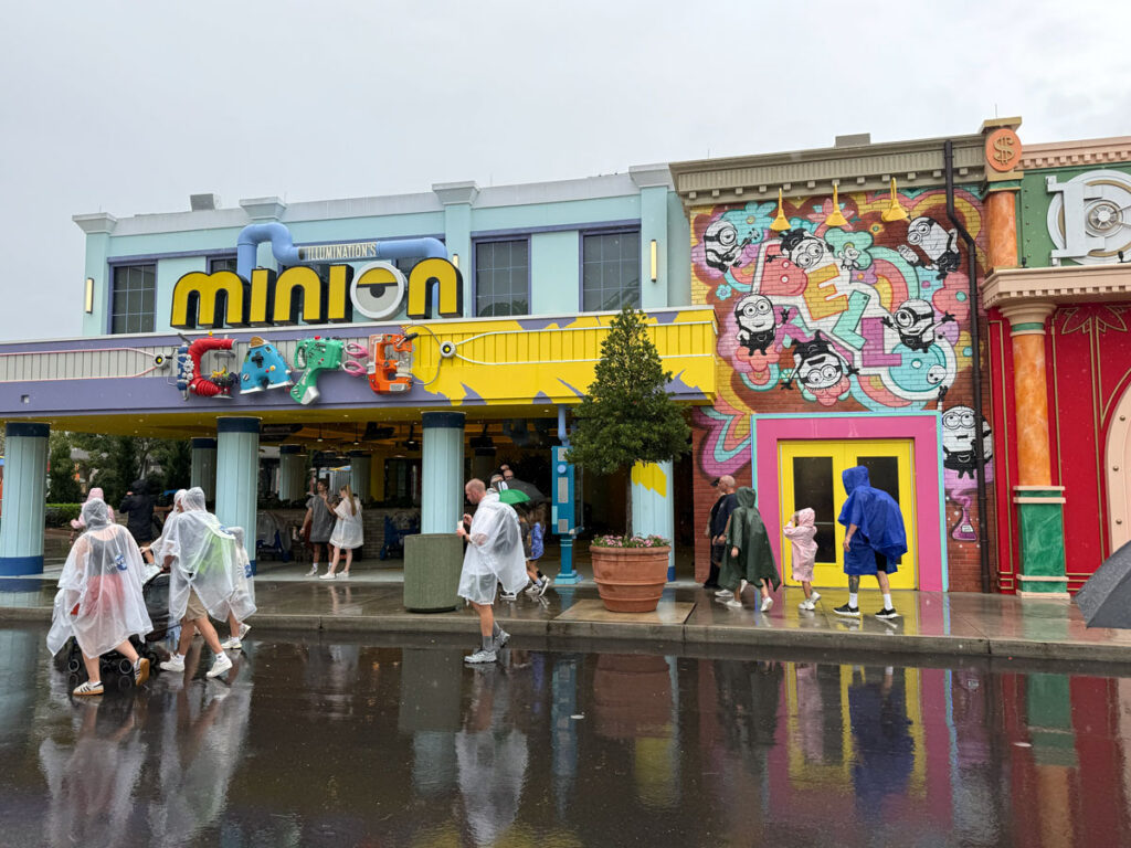A Minion-themed storefront