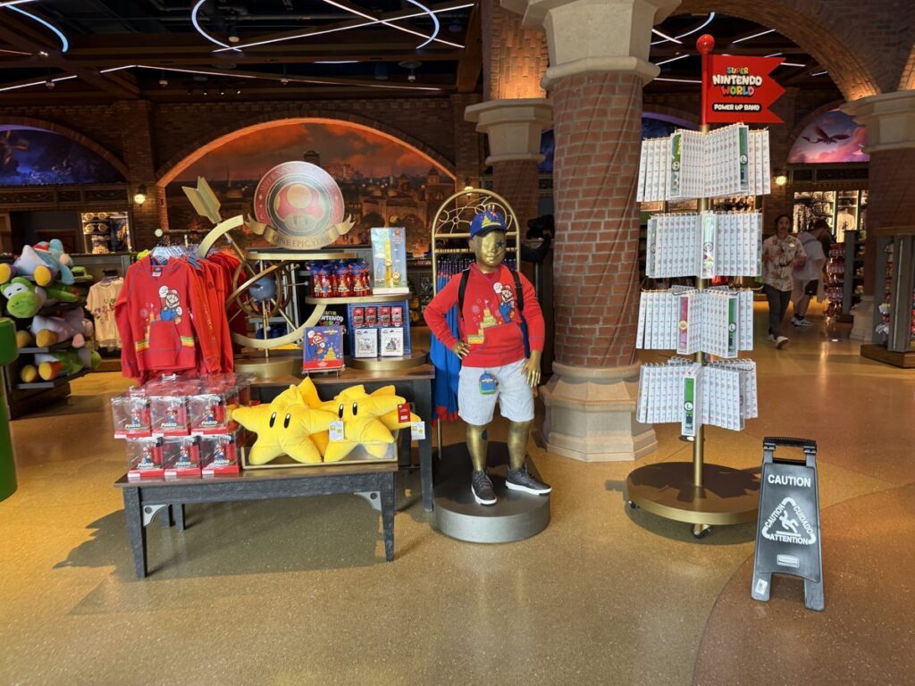 Inside a Super Nintendo World shop